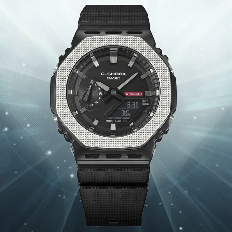 Casio G-Shock G-steel Black Metal CasiOak Men’s Watch- GM-2100BM-1A